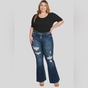 Petra 153 Women’s Plus Size 20W Denver Belss style TX929MF-MD stretch mid rise